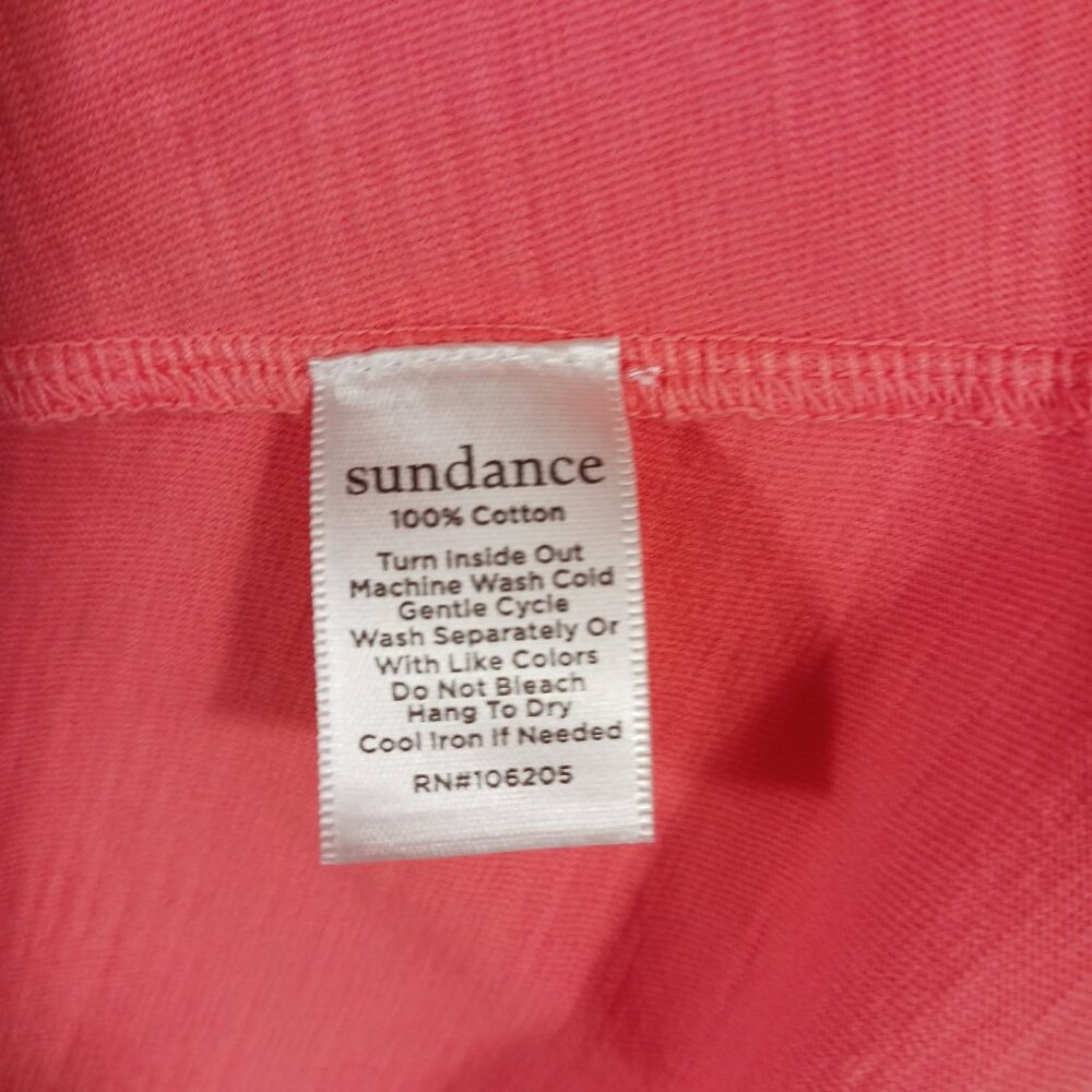 NWT Sundance Tangerine Crochet Sleeveless Top, Distressed V Neck, Cotton, Small - Picture 16 of 16